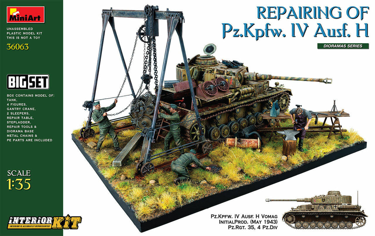 MiniArt 1/35 PzKpfwIV Ausf H BigSet Interior Kit 36063